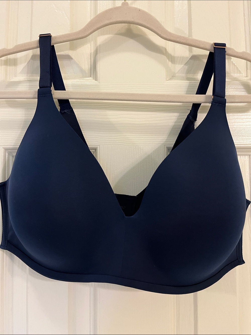 Soma Navy Seamless T-Shirt Bra 38D